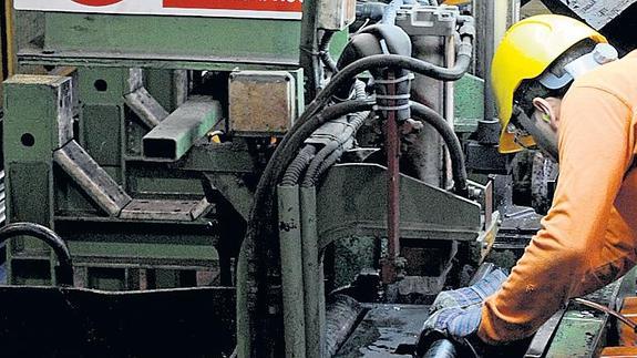 Planta de Sidenor, en Basauri.