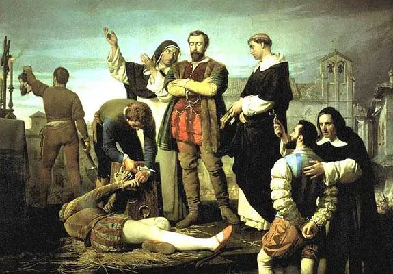 'Ejecución de los comuneros de Castilla', cuadro de Antonio Gisbert, 1860. 