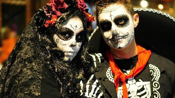 Diversión y terror en la noche de Halloween. 