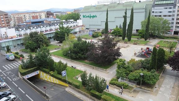 VIsta de la plaza de Santa Bárbara. 