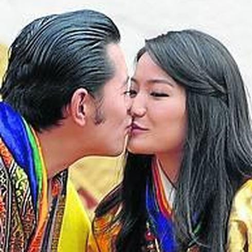 Los reyes de Bután.