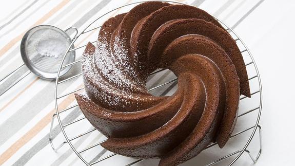 'Bundt cake' de calabaza especiada horneado en el molde Heritage.