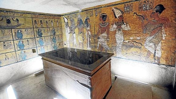 Antibióticos Torbellino venganza Una cámara secreta tras la tumba de Tutankamón | El Correo