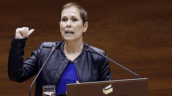 La presidenta del Gobierno de Navarra, Uxue Barkos.