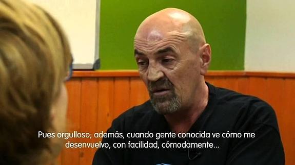 Juanma Iturrondo, aurten 'AEK jendea' egitasmoak aurkeztu duen euskaldunberria da.