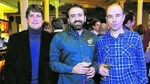 Juan Ángel Pérez, Gabriel San Martín y Txema Barrueco.