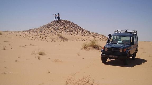 Amâbanako tumulua, Saharako basamortuan.
