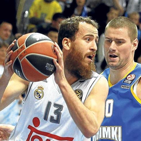 El Real Madrid de Sergio Rodríguez ya perdió los dos partidos contra el Khimki en la primera fase