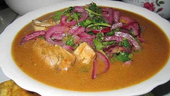 El encebollado es uno de los platos más típicos de Ecuador.