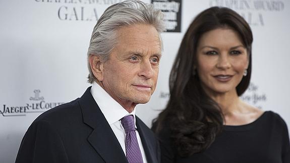 Michael Douglas y Catherine Zeta-Jones.