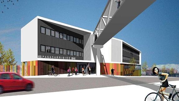 Recreación de cómo quedará el instituto.