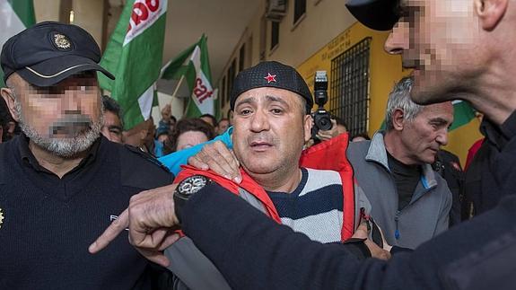 Bódalo, en el momento de su detención.