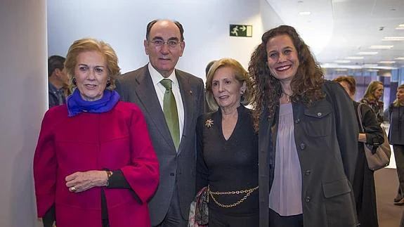 Carmen López Niclós, Ignacio Sánchez Galán, María Elena Guzmán y Paloma Primo de Rivera.