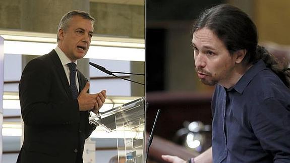 Iñigo Urkullu y Pablo Iglesias.