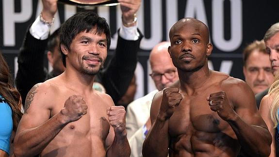 Pacquiao y Bradley. 