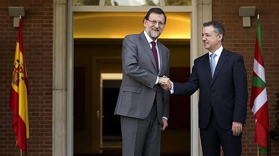 Mariano Rajoy eta Iñigo Urkullu.