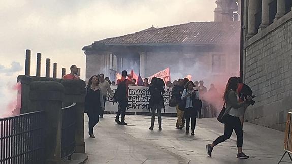 Manifestación en Vitoria, esta tarde.