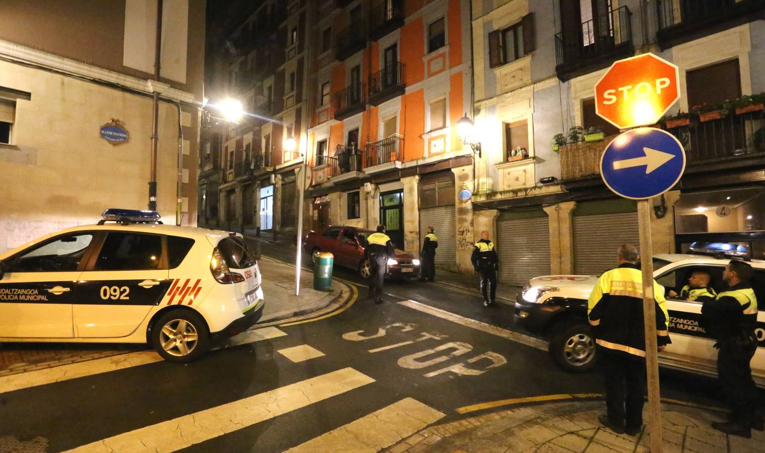 La Policía Municipal vigila en Ollerías.