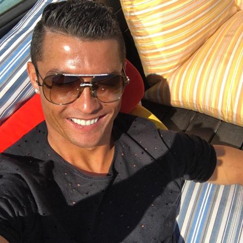 Cristiano Ronaldo en una foto reciente en su Instragram. 