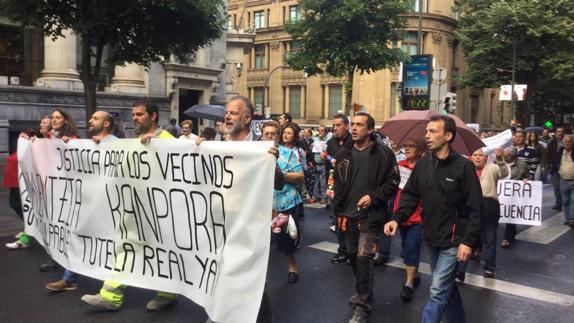 Un momento de la marcha.