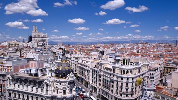 Vista general de Madrid.