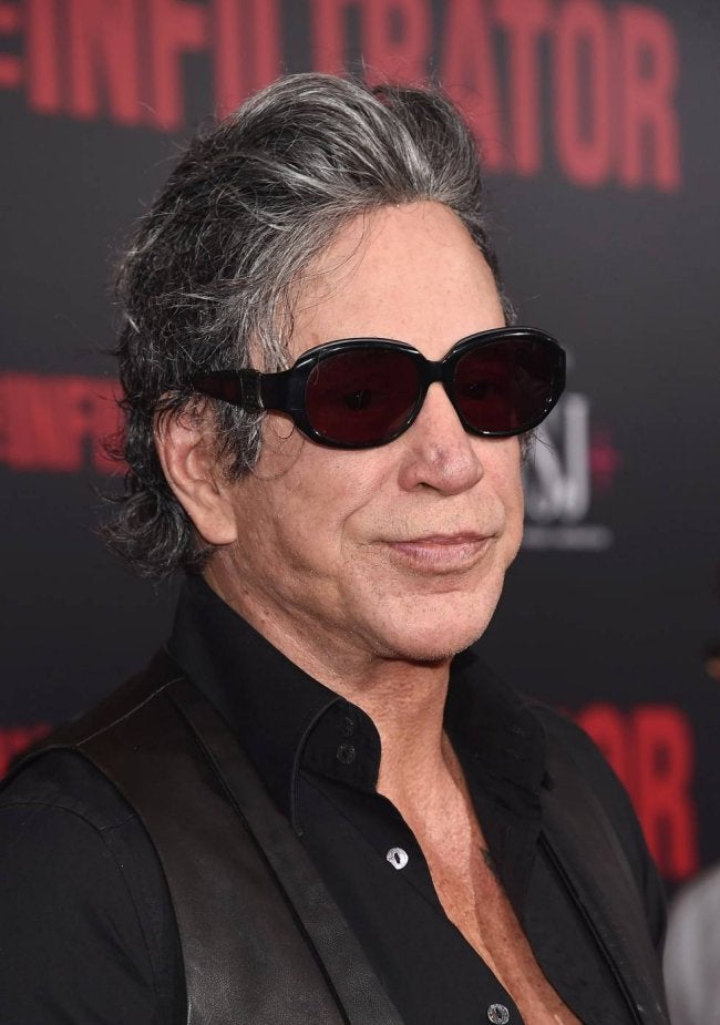 Mickey Rourke.
