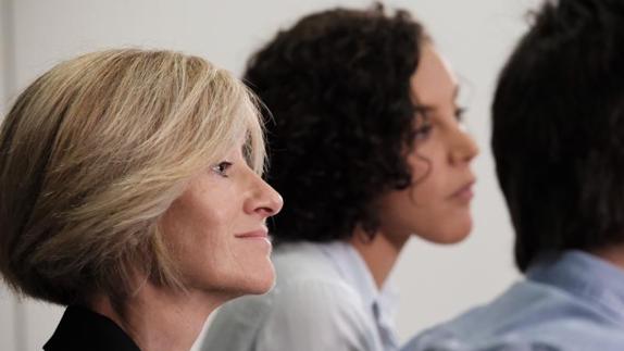 Pili Zabala, hoy en San Sebastián con Nagua Alba.