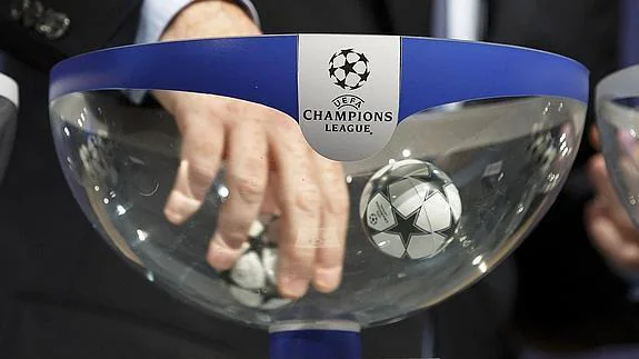 Sorteo Champions League 2016-2017: bombo del sorteo.
