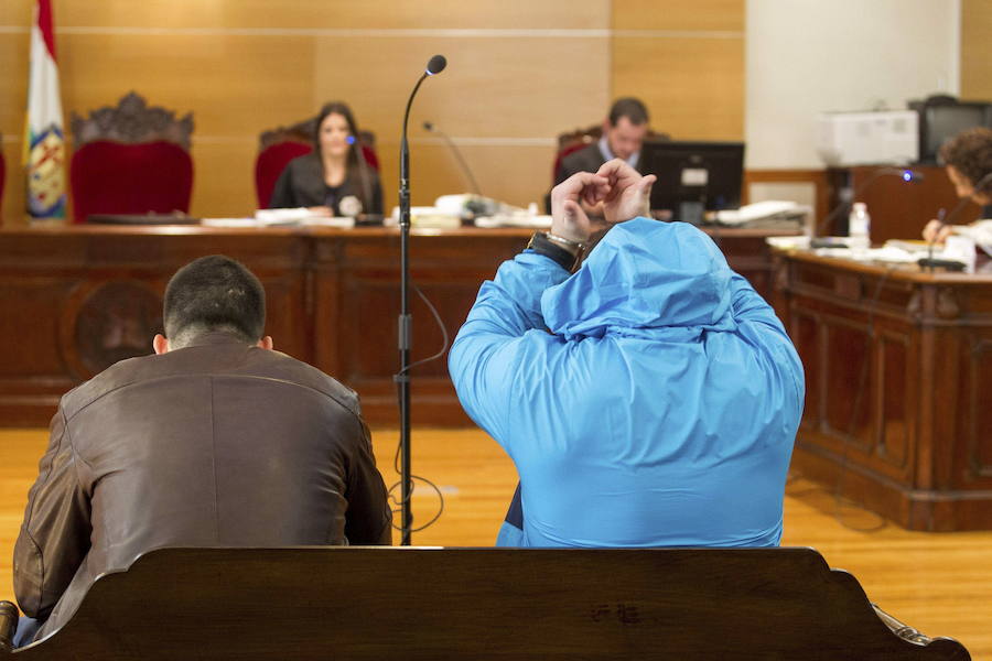 El procesado, en el banquillo, en un juicio anterior celebrado en Logroño