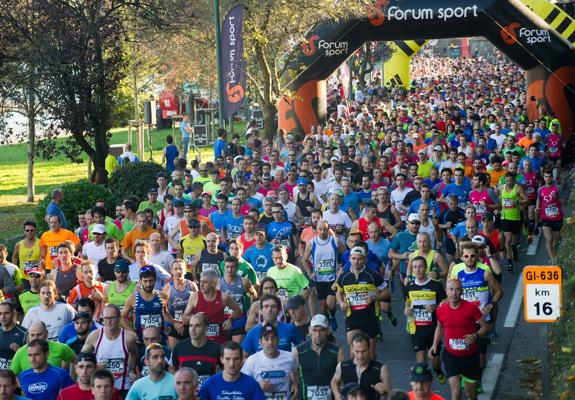 La pasada edición de la Behobia - San Sebastián. 