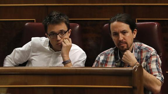 Íñijo errejón y Pablo Igleisas. 