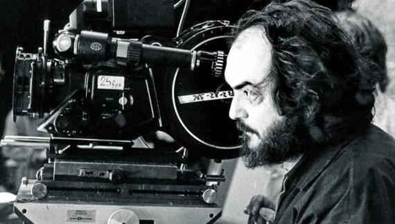 Stanley Kubrick en un momento del angustioso rodaje de 'El Resplandor'.