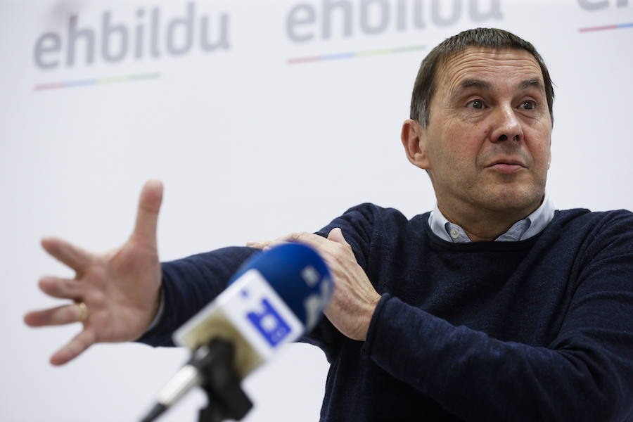 El líder de EH Bildu, Arnaldo Otegi.