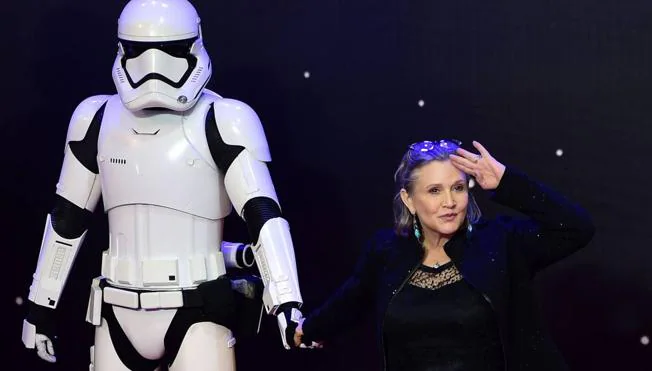 Carrie Fisher.