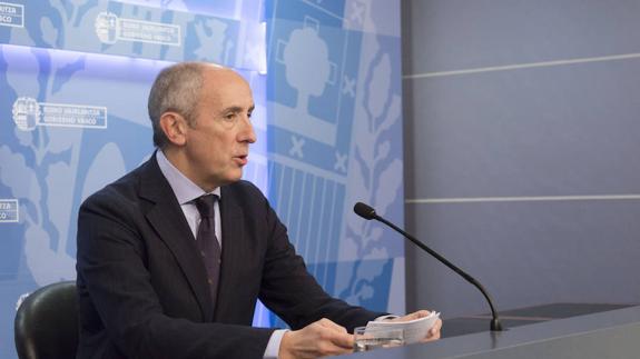 Josu Erkoreka, portavoz del Gobierno vasco.