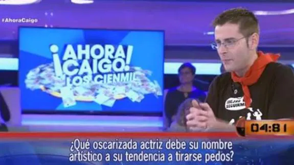 Polémica en 'Ahora caigo' al no entregar los 100.000 euros a un concursante que acertó la pregunta