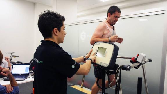 Prueba de esfuerzo en una unidad móvil.