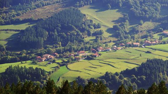 Orozko es la localidad con más terrenos dentro del Parque Natural del Gorbea. 