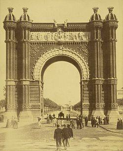 El Arco de Triunfo que aún puede verse en la ciudadela era la puerta de entrada a la Exposición Universal de 1888.