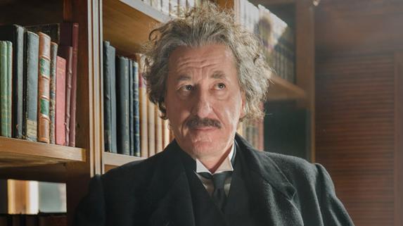 Geoffrey Rush como Eistein.