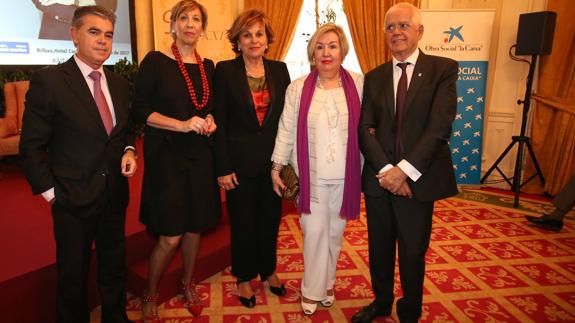 Marcos Muro, Maite de la Fuente, Josune Ariztondo, Carmen Miral y Salvador Tous. 