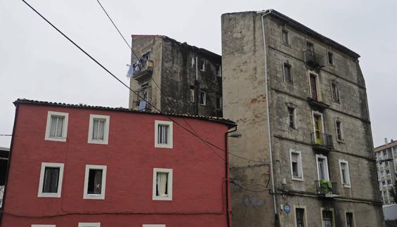 Viviendas del barrio de La Landa en Zorroza.
