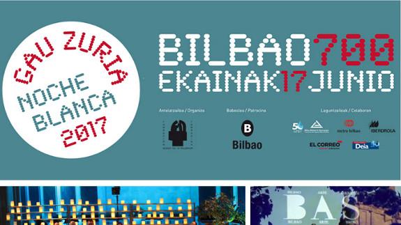 Noche Blanca Bilbao 2017: programa y horario del encendido de luces