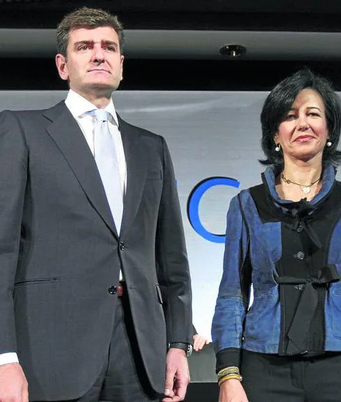 José García Cantera y Ana Botín, cuando lideraban Banesto.