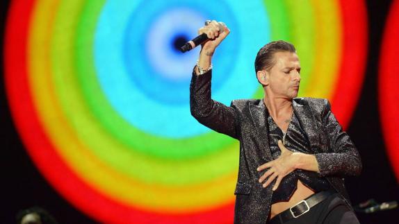 Dave Gahan, vocalista de Depeche Mode, que actuarán el jueves 6 de julio en el Bilbao BBK Live.