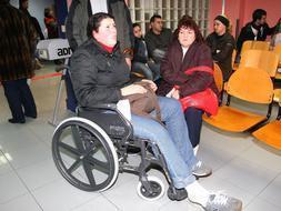 Una de las heridas, en el Hospital de San Eloy. /Luis Calabor