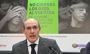 Rafael Bengoa ha presentado la campaña de prevención de VIH./Telepress