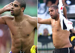 Adriano, antes y después./ Vídeo: golazo en el Trofeo Bernabéu