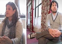 Dos víctimas del terrorismo que participan en los vídeos de Covite. /Covite