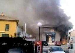 El fuego fue bastante aparatoso./Atlas